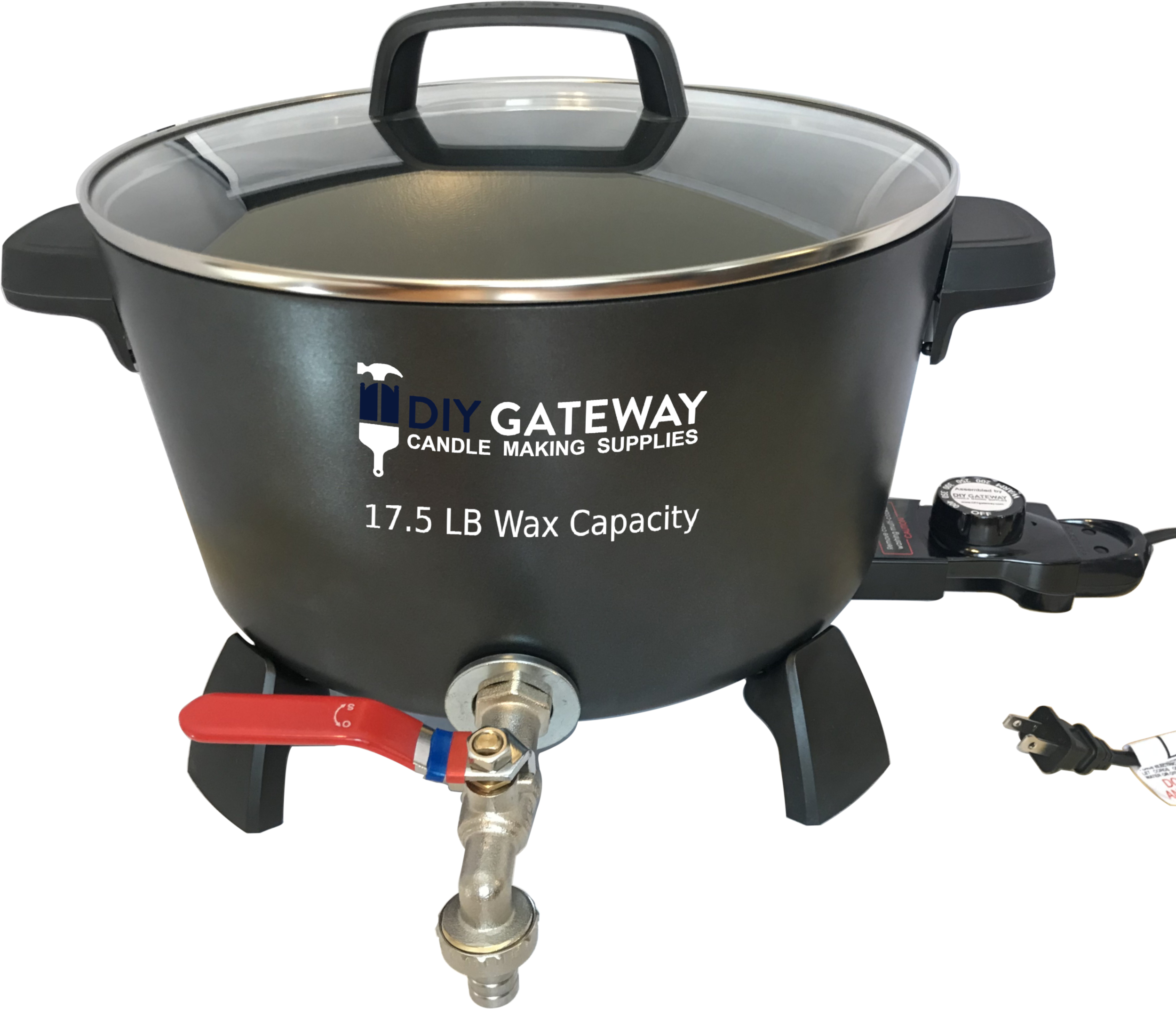 Extra Large Wax Melter for Candle Making: 17 LB+ Wax Capacity Electric Wax  Pot - DIY Gateway